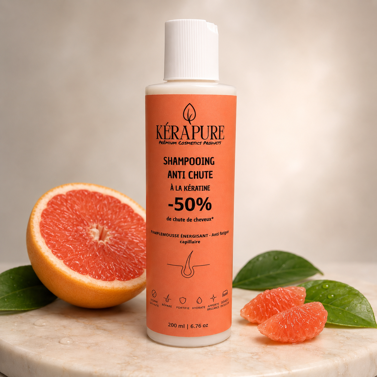 shampooing anti chute pamplemousse énergisant