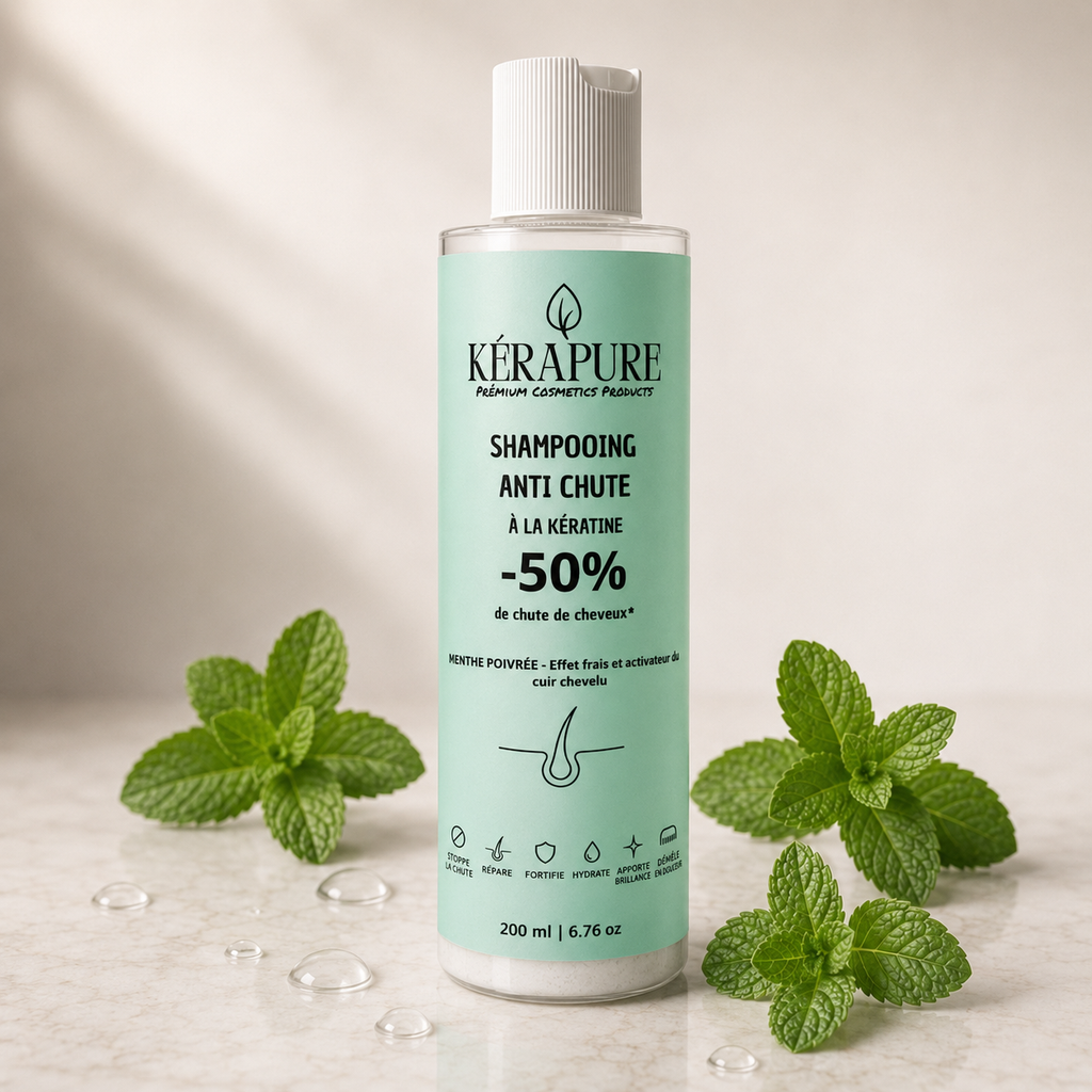 shampooing anti chute menthe poivrée