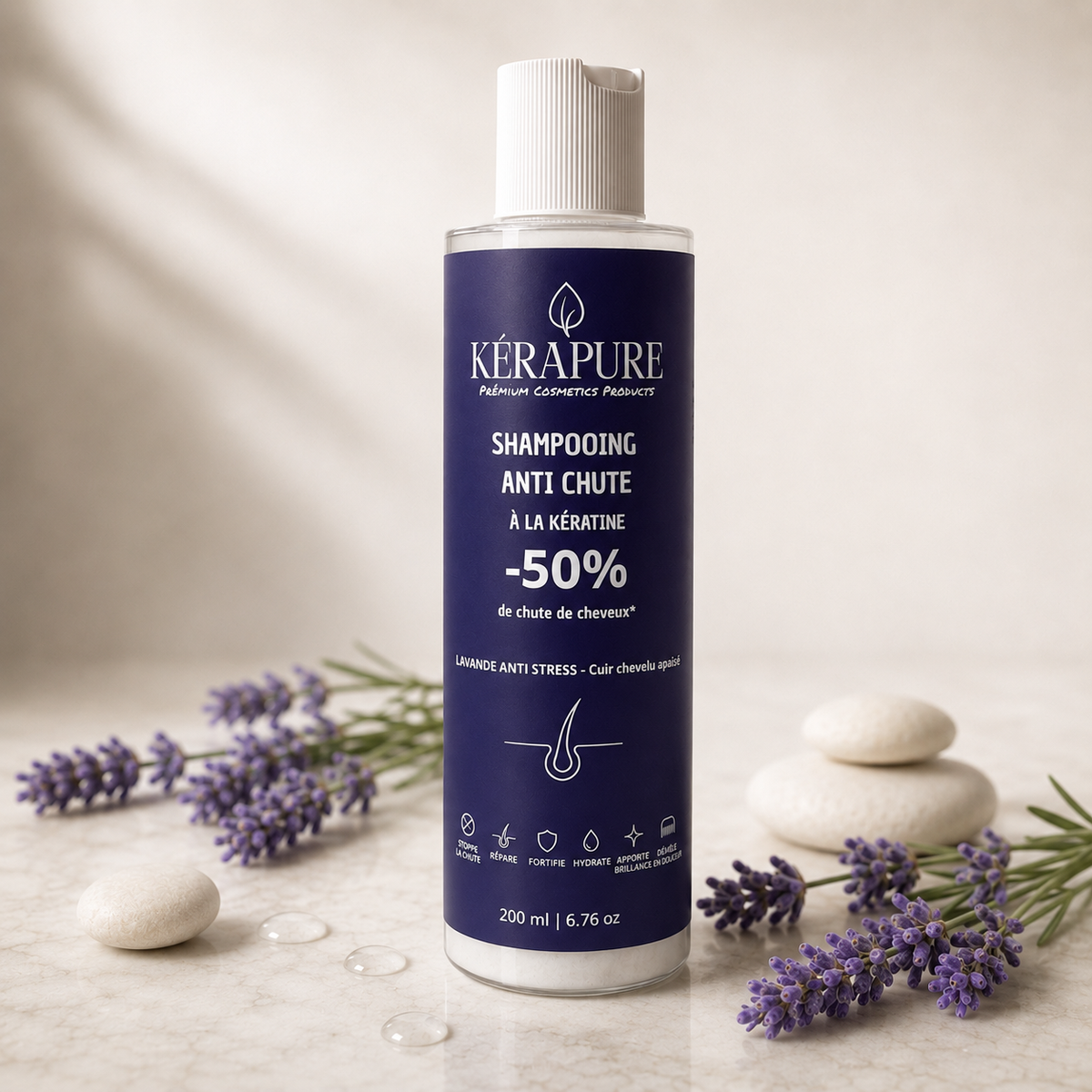Shampooing anti chute lavande anti stress