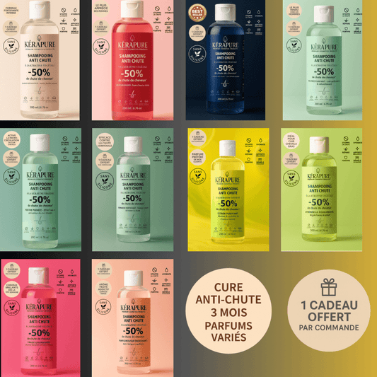 Pack anti chute 3 mois - 5 parfums variés