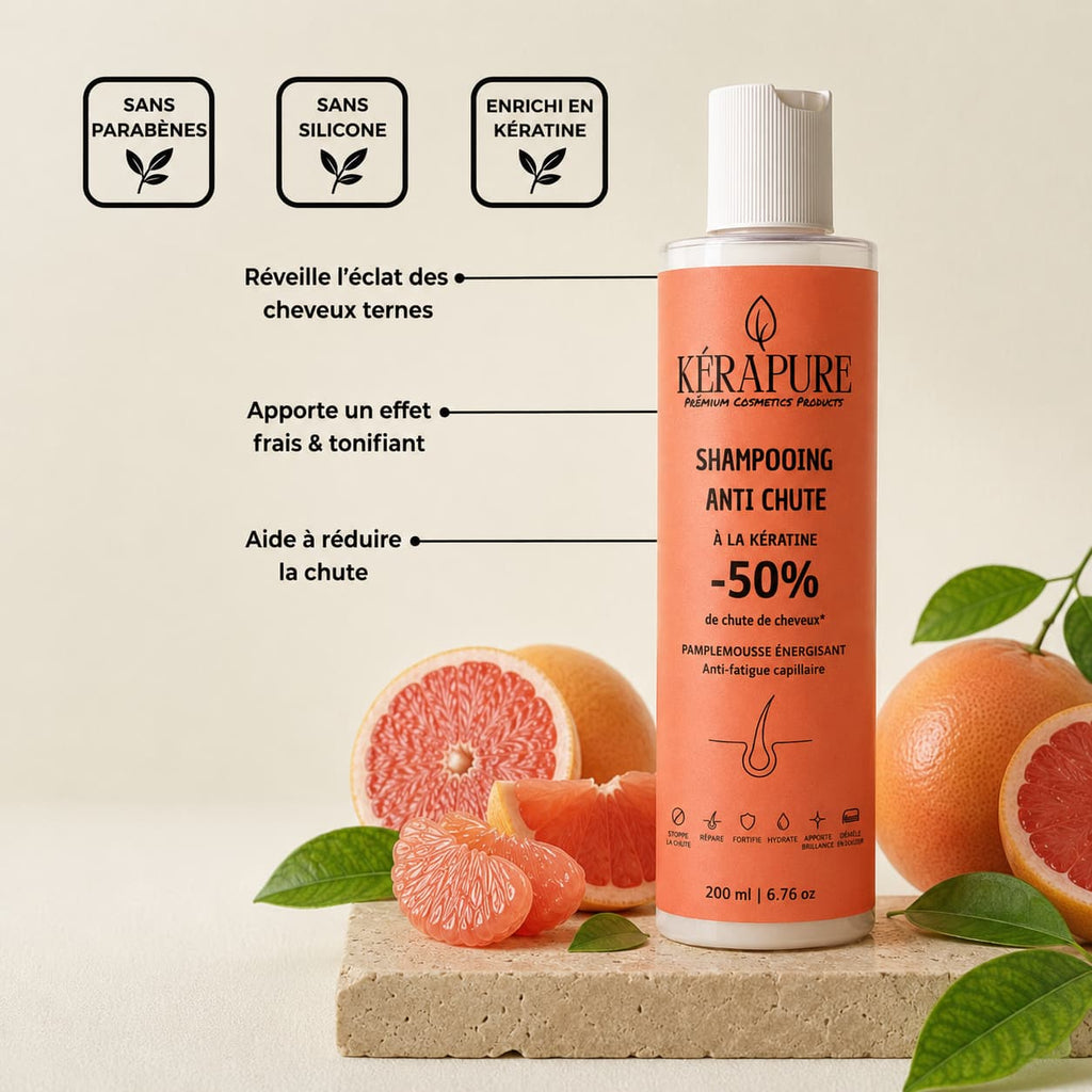 shampooing anti chute pamplemousse énergisant