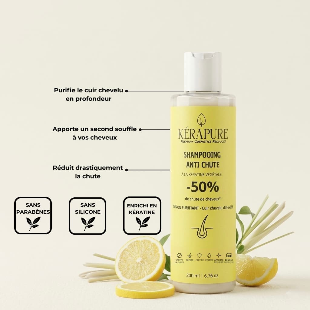 shampooing anti chute citron purifiant