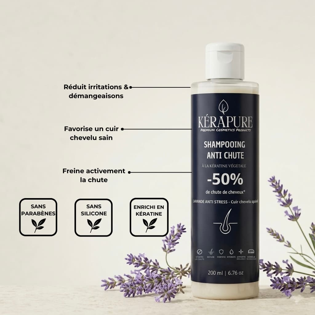Shampooing anti chute lavande anti stress