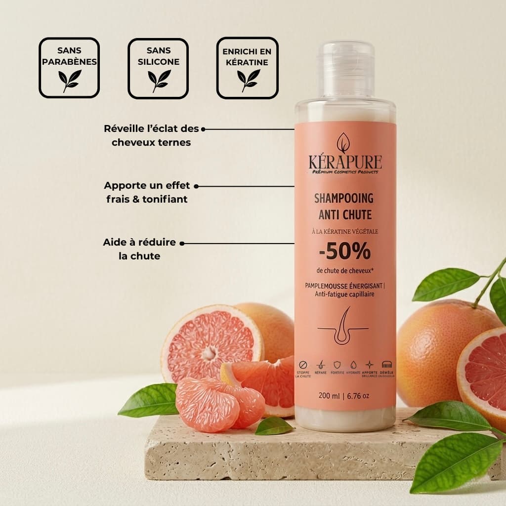 shampooing anti chute pamplemousse énergisant