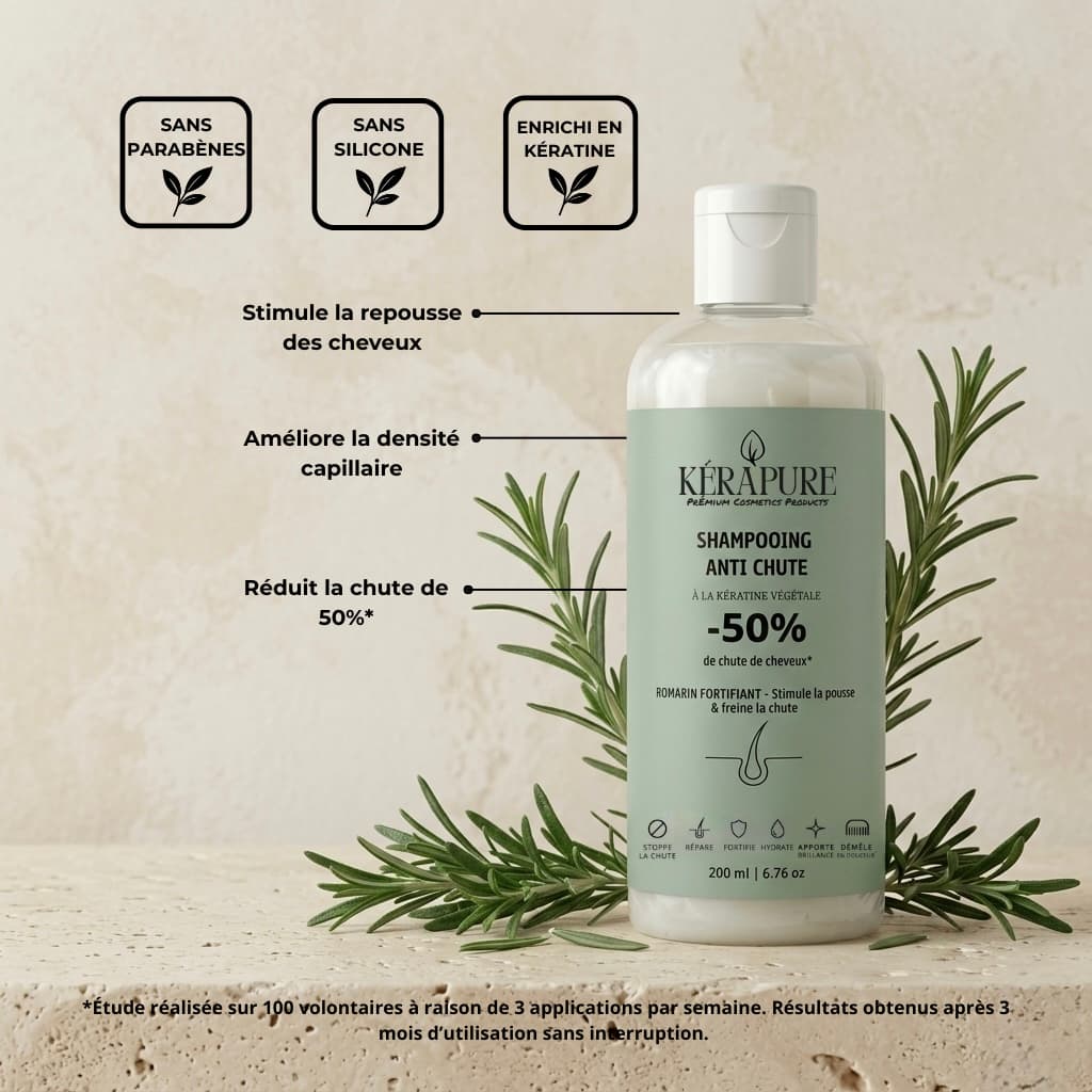 Shampooing double action au romarin