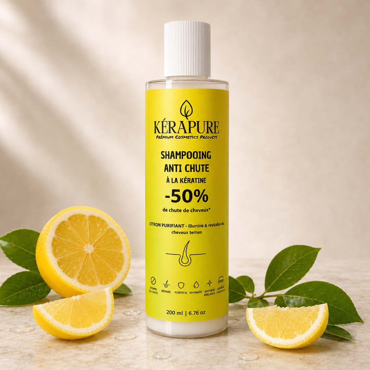 shampooing anti chute citron purifiant