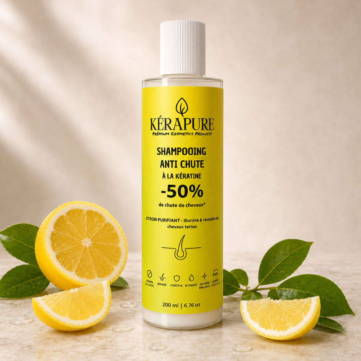 shampooing anti chute citron purifiant