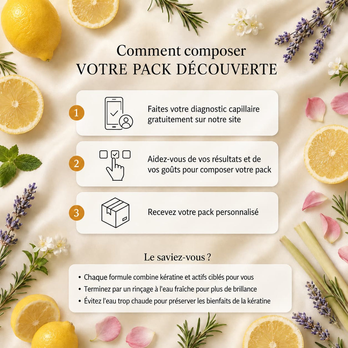 Pack découverte - composez votre routine capillaire