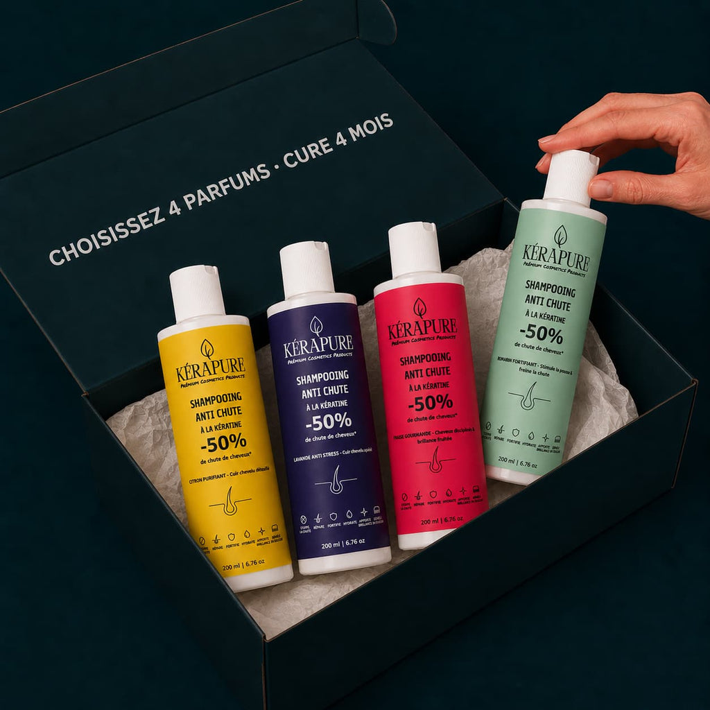 Cure Anti-Chute 4 Mois – Parfums Variés