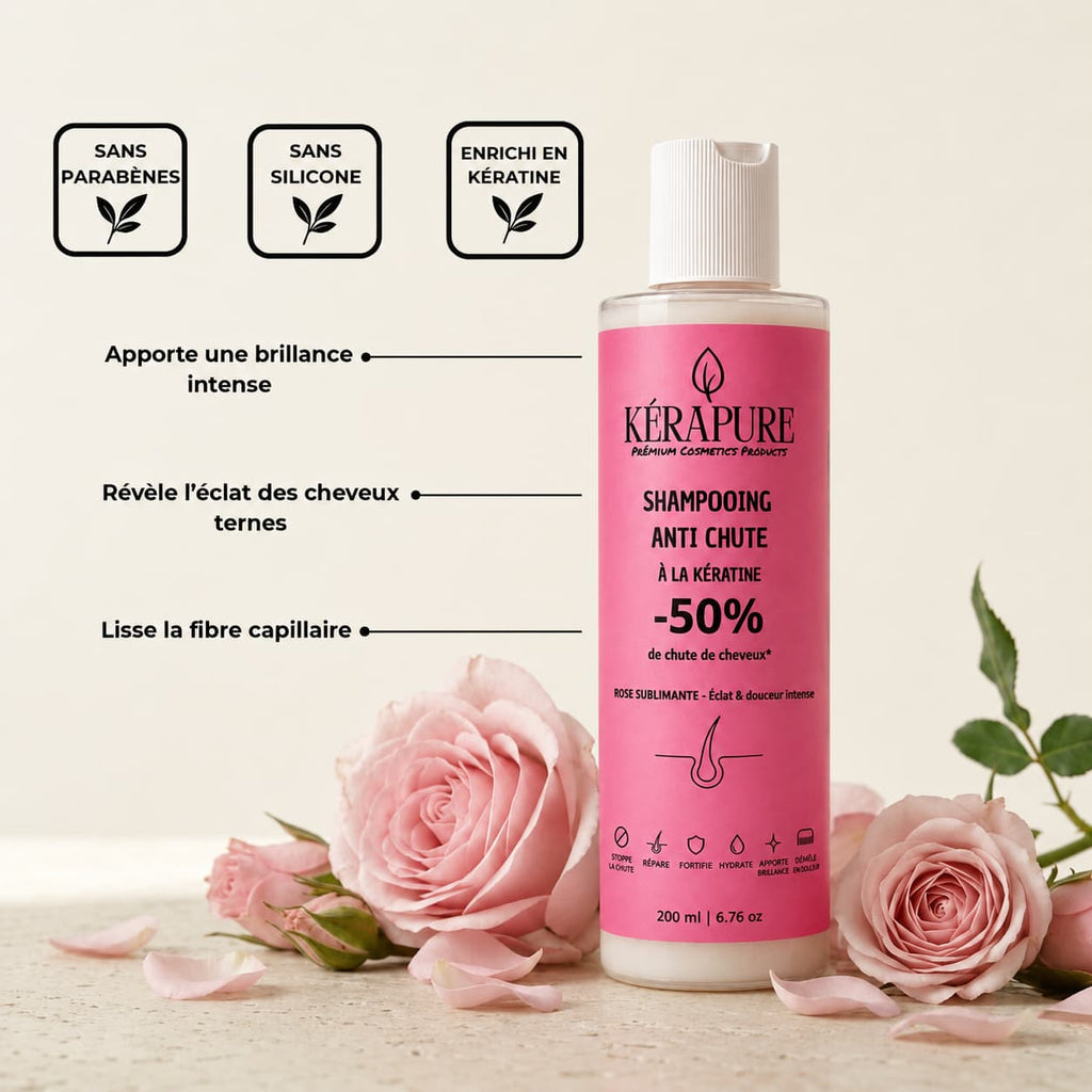 Shampooing anti chute rose sublimante