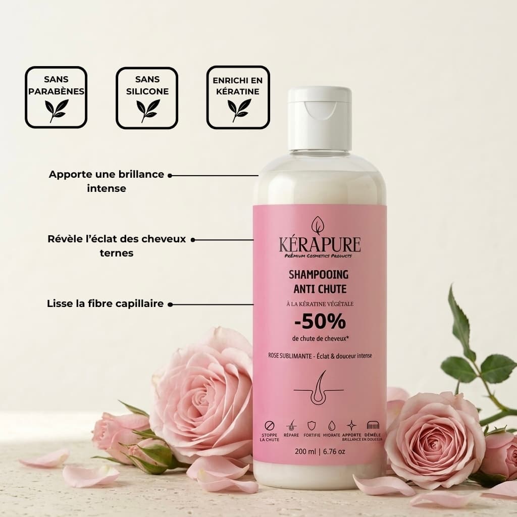 Shampooing anti chute rose sublimante