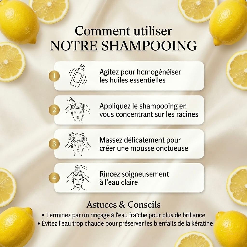 shampooing anti chute citron purifiant
