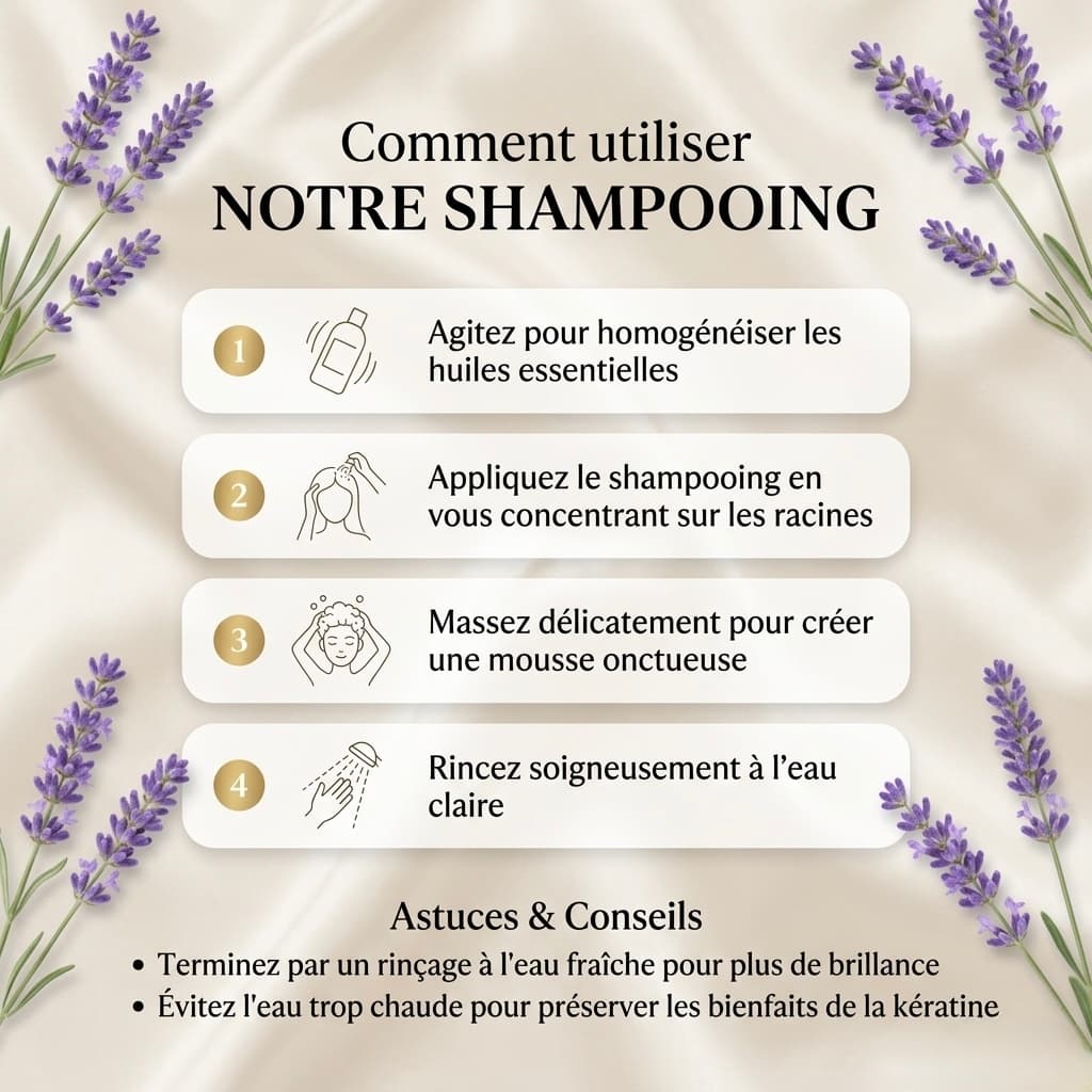 Shampooing anti chute lavande anti stress