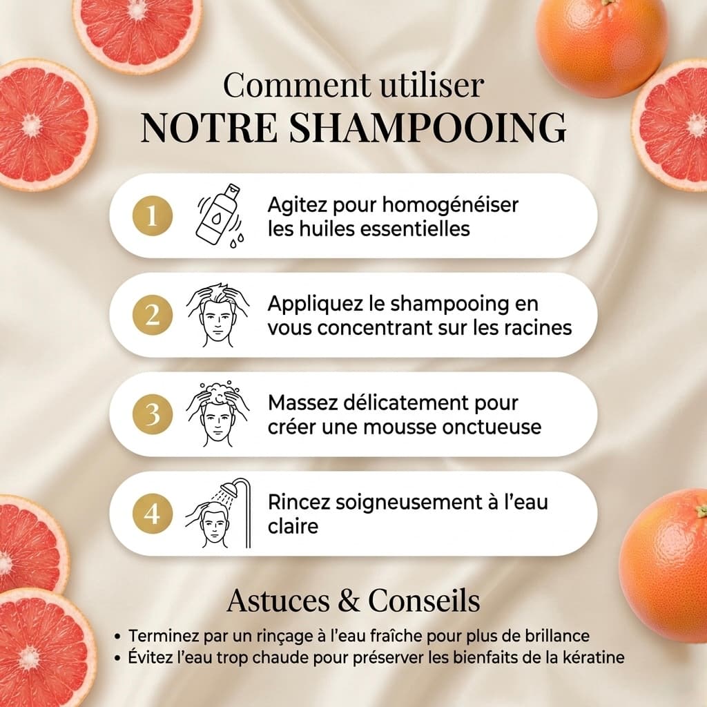 shampooing anti chute pamplemousse énergisant