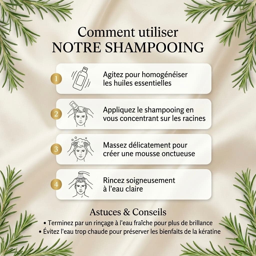 Shampooing double action au romarin