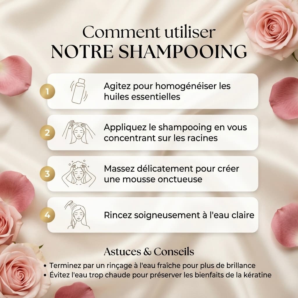 Shampooing anti chute rose sublimante