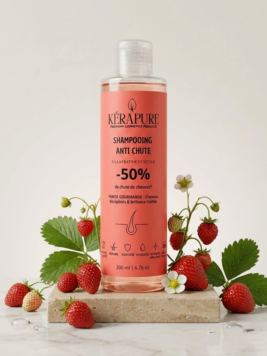 Shampooing anti chute fraise gourmande