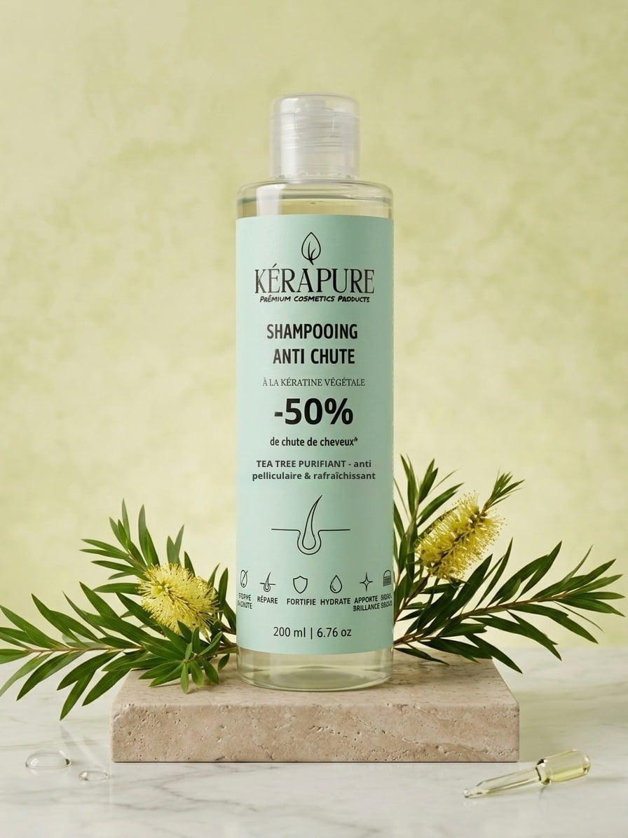 shampooing double action au tea tree